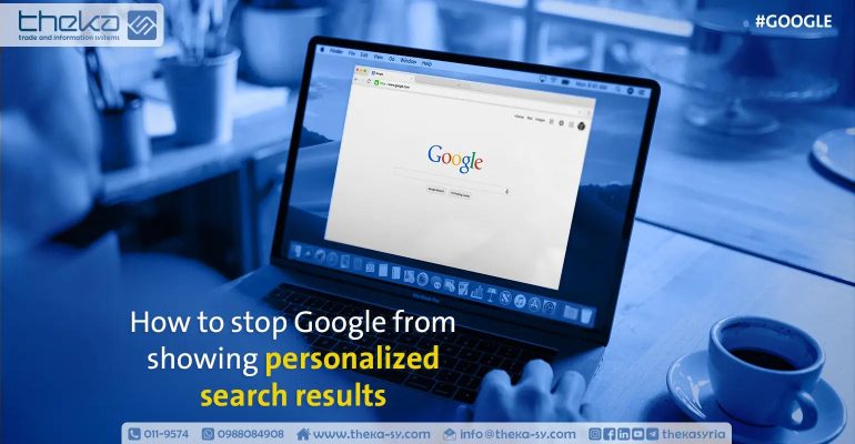 How to stop Google from showing personalized search results