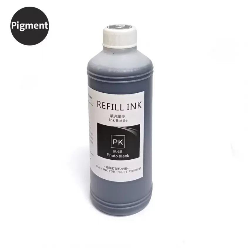 Bulk INK Black BK Pigment 500ML Ink Bottle02