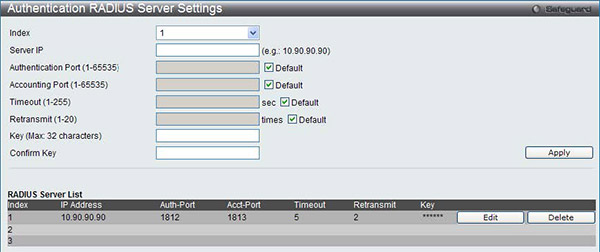 DGS_3000_Radius_VLAN