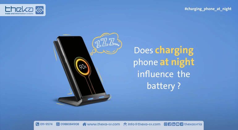 charging the phone at night affects
